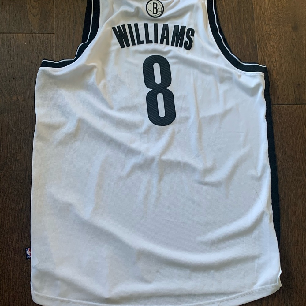 Brooklyn Nets white and black #8 men’s XL jersey - Picture 2 of 2